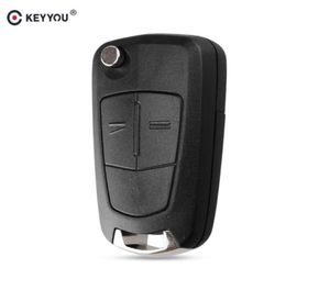 2 Buttons Flip Remote Folding Car Key Cover Fob Case Shell Styling Case For Vauxhall Opel Corsa Astra Vectra Signum2173367