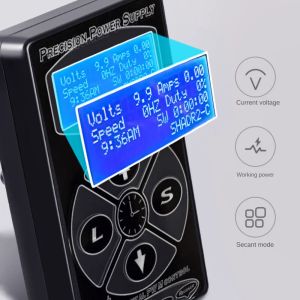 Connectors Hp2 Digital Lcd Tattoo Power Supply Hurricane Rotary Tattoo Hine Tattoo Supplies Permarent Makeup Tattoo Power Supply