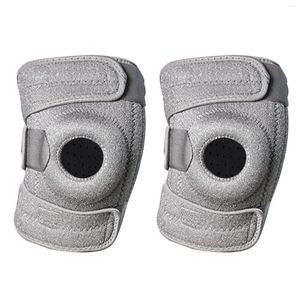 Knee Pads 1pair Outdoor Sports Cycling Strap Reinforced Spring Fitness Anti Slip Running Prevent Adjustable Brace Climbing