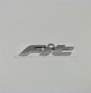 Dla Honda Fit Jazz Tylna tylna klapa Emblematy ogonowe znakowanie znaków logo z srebrnym dot1247231