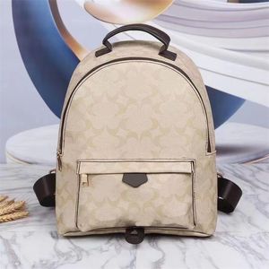 Orijinal Deri Charter Erkek Sırt Çantası Lüks Tasarımcı Backpack Kadın Seyahat Okulu Kitap Çantası Popüler Klasik Zippy Arka Paket Tam Harfleri XB134