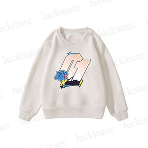 Children Clothes Round Neck Hoodie Brand Designer Sweatershirt For Girls And Boys Autumn And Winter Baby Tops Multiple Color Styles SDLX Luck