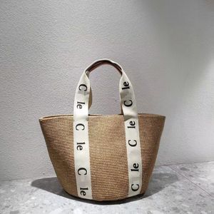 2024beach Bag Designer Bags Straw Shopping Tote Luxury Handbag Fashion Large Shoulder Bags Womens Summer Vacation Capacity Underarm