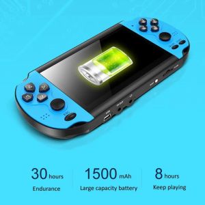 Jogadores OUTMIX X7 Handheld Game Console 4.3 Polegadas Tela MP4 Player Video Games Retro Real 8GB Suporte para PSP Game Camera Video Ebook