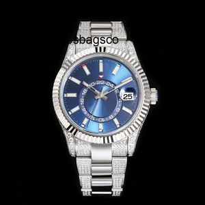 Mens Watch Clean Automatic Diamond Watch Mechanical Designer 42mm Sapphire Stainless Steel Waterproof Mens Business