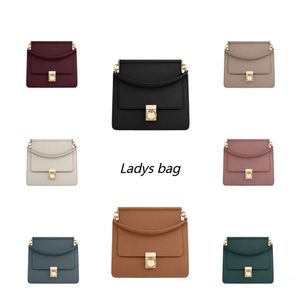 Designer Bag Polen Numero Sept Mini Bolsas de Ombro Full-Grão Texturizado Suave Bezerro Couro Característica Tote Encerramento Crossbody Mulheres Hobo Bolsas Bolsa S33