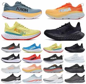 Bondi 8 Clifton 9 Scarpe da ginnastica Runner Carbon X2 Triple Nero Bianco Azzurro Sport all'aria aperta Designer Trainer Lifestyle Assorbimento degli urti 36-45