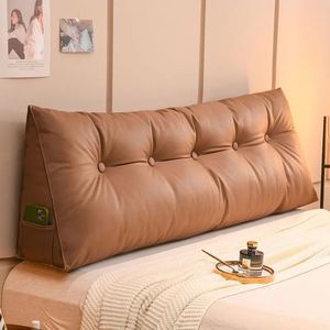 Comfortable Triangular Bedside Cushion Sofa Window Backrest Pillow el Tatami Headrest Soft Bed Headboard Home Decoration 240220