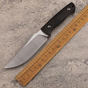 1st Ny A2259 High End Straight Knife D2 Satin Straight Point Blade Full Tang Micarta Handle Outdoor Camping Hunting Fishing Fixed Blade Knives With Kydex