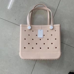 Женская дизайнерская сумка Eva Bogg, пляжная роскошная летняя сумка с дырками, большая модная корзина для покупок, женская моющаяся сумка для хранения, эко-желе, конфеты