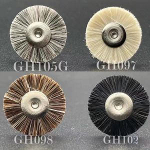 &equipments 144pcs 22mm Abrasive Brushes 2.35mm Shank Jewelry Polishing Wheel foredom Dremel rotary Tool Accessories grinding tools