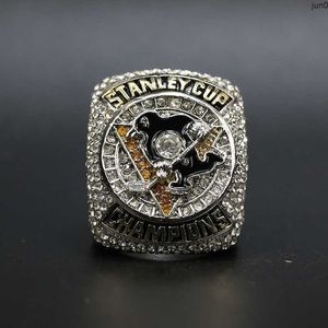 Mistrz projektanta pierścienia pierścieni NHL 2016 Pittsburgh Penguin Championship 5eya