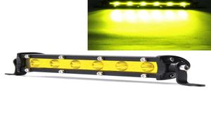 7-дюймовый 18-ваттный светодиодный рабочий фонарь с точечным лучом дальнего света, желтый, 12 В постоянного тока для внедорожника, квадроцикла, лодки 4WD, Off Road7209540