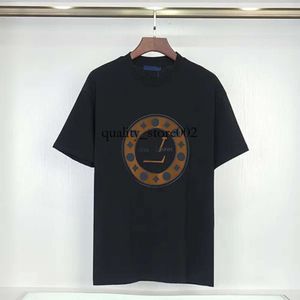 Designer Famous Mens High Quality T Shirt Letter Print Round Neck Short Sleeve Black White Fashion Men Women Tees 413