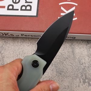 New Arrival A2240 Outdoor Survival Folding Knife D2 Black Stone Wash Drop Point Blade CNC G10 with Stainless Steel Sheet Handle Ball Bearing Fast Open EDC Knives