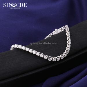 Prezent certyfikacyjny minimalistyczny S925 Sterling Silver Sinocre Moissanite Zapięcie Niestandardowa biżuteria VVS Diamond