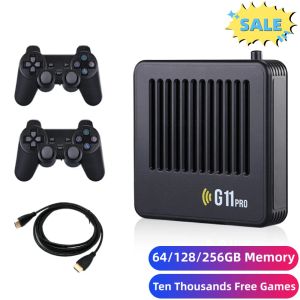 Consoles G11 Pro Poweful Video Game Box Super Console TV Android e EmuELEC Game System S905X3 Chip 64/128 / 26GB 20000+ jogos grátis