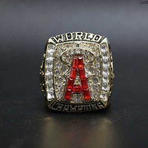 Pierścienie zespołowe MLB 2002 Los Angeles Angel Baseball Ring Collection Fan Pierdzież podarunkowa Ysvt