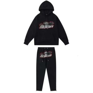 Herrspårsfall Fashion Casual broderade män Kvinnor Hoodie Trapstar London Shooters Hooded Tracksuit Designer Sportswear Pullovers 2024