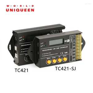 Controladores TC421 30min por unidade temporizador programável controlador 5ch saída para planta crescente luz tanque de peixes fundo software pled