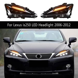 Front Lamp DRL Daytime Running Lights For Lexus is250 is300 is350 LED Headlight Assembly 06-12 Streamer Turn Signal Indicator Headlights