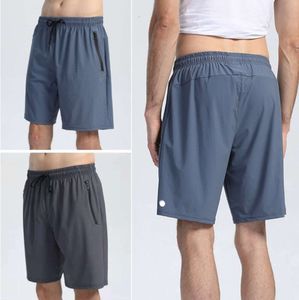 LL-R314 MENS SHORTS Yoga Kıyafet Pantolon Çalışan Spor Gevşek Trainer Pantolon Spor Giyim Gym Egzersiz Yetişkin Fitness Giyim Elastik Nefes Alabilir