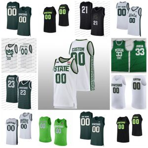 Niestandardowa koszulka koszykówki MSU Xavier Booker Coen Carr Jeremy obawia się Gehrig Normand Nick Sanders Jerseys