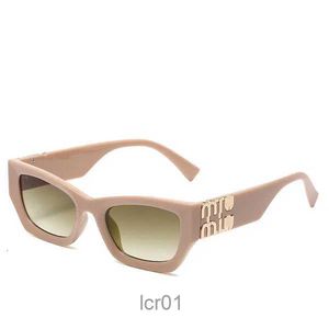 Fashion Sunglasses Miu Womens Personality Mirror Leg Metal Large Letter Design Multicolor Smu09 11ws Brand Glasses Factory Outlet Promotional Specialxrxn