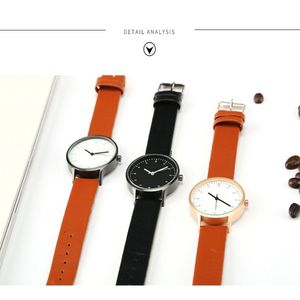 Luksusowy zegarek męski zegarek dla kobiet zegarki skórzana marka mody kwarcowa zegarek zegarowy renogio feminino280n