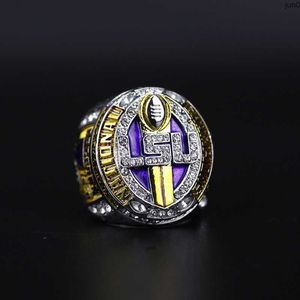 Anéis de banda genuínos 2019 da Liga da Universidade de Louisiana Ncaa Lsu Championship Ring Gva5