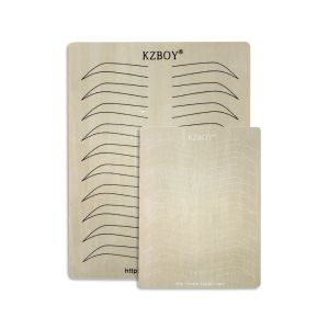 Guns Kzboy Newest No Ink Rubber Required Practice Pads Microblading Practice Skin with Brow Shapes Eyebrow Tattoo Training Pads