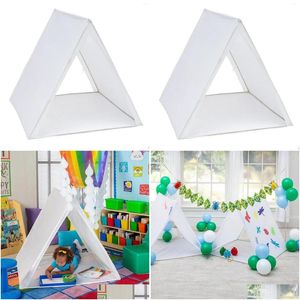 Tents And Shelters High Quality Teepee Tent Kids Childrens 115 115Cm 3.8 3.8Ft Polyester Cloth Portable Stable Drop Delivery Sports Ou Otldy