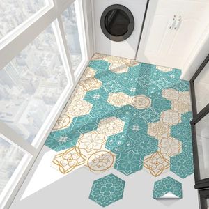 壁ステッカーアラビアンスタイルアート防水タイル耐摩耗性のない滑り止め床室の装飾キッチン