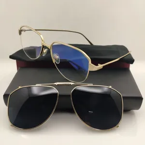 Солнцезащитные очки 2024, летние ретро-золотые съемные мужские и женские брендовые дизайнерские женские трендовые товары, солнцезащитные очки UV400