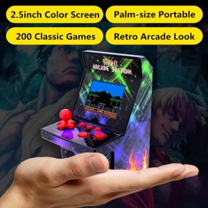 Consoles 8Bit Mini Arcade Games Builtin 200 Classic Games Portable Retro Handheld mini Game Console for Kids gaming console