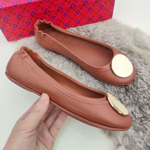 Designer Dress Shoes Women Ballet Shoes Flat Sandals Fashion Lazy Casual Loafers Party Leather Insole With Box 524