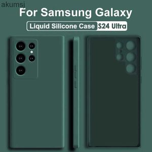 Obudowy telefonu komórkowego dla samsung Galaxy S24 Ultra Case z 360Rotatatable Pierścienia Pierścienia Kopańca Pasek Smycz Smycz Silnik Slim Slim S23 Ultra S24 Plus YQ240221