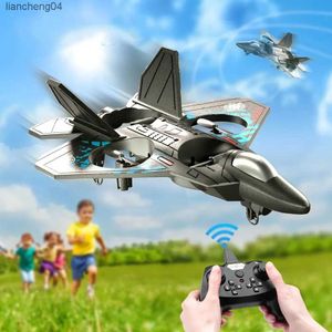 Aereo elettrico/RC L0712 Aereo RC 2.4G Aereo telecomandato con rilevamento di gravità Aliante per elicottero con combattenti leggeri in schiuma EPP per ragazzi bambini