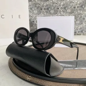 Luksusowa marka triomphe wielokątne okulary przeciwsłoneczne CEL Europejskie amerykańskie projektanci okulary przeciwsłoneczne HD klasyczne damskie retro małe ramy męskie nieregularne okulary przeciwsłoneczne moda