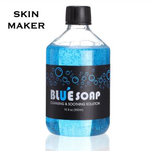 Tillbehör Mikroblading 500 ml Koncentration Blue Soap Cleaning and Soothing Solution Tattoo Studio Supply Tattoo AfterCare Accessories