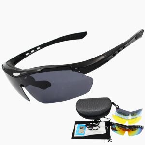 Eyewears Polariserade linscykelglasögon cykelglasögon utomhus sportcykel solglasögon mtb bergsglasögon män som kör gafas ciclismo