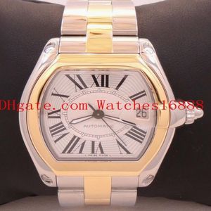 Large Size W62031Y4 Automatic Mechanical Movement Two Tone 18K Yellow Gold & Steel Men's Date Wrist Watches206o