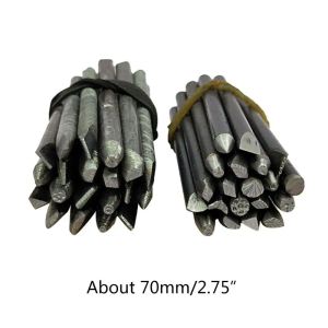 Utrustning 20 PCS Steel Punches Flower Punch Stamp Set Smycken Diy Metal Craft Stamping Tools