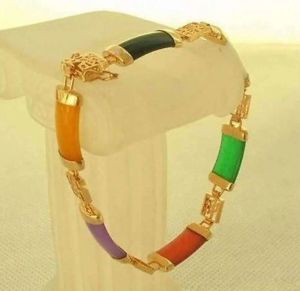 Bangles Free shipping FASHION CHARMING COLORFUL BRACELET AAA style Fine jade Noble 100% Natural jade