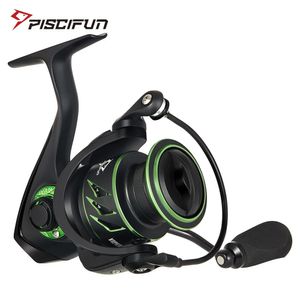 Piscifun Viper x Spinning Fishing Reel 4-15kg Max Drag 5.2 16.2 1高速101bb滑らかで速い超光フィッシングリール240220