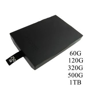 Lådor Intern HDD -ersättning för Xbox 360 Slim Console 60g/120G/320G/500G/1TB hårddiskskivans tillbehör bärbara bärbara