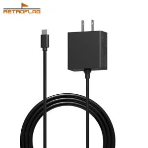 Ladegeräte Retroflag 5V 3A USB Typ C Ladegerät Adapter Für Raspberry Pi 4 Raspberry Pi 4 NESPi 4 Fall Retroflag PiStation Fall Netzteil