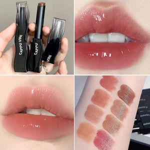 Lip Gloss Mirror Watery Red Tint Black White Tube Lipstick Light Glaze Soft Mist Waterproof Moisture