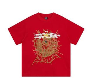 Kostenloser Versand 2024 Bestseller Spider Tshir Tpink Designer T -Shirts für Männer Frauen 555 SP5der T -Shirt Mode mit Buchstaben Casual Spider Tshirt Sommer Kurzarm 16