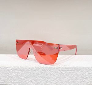 Солнцезащитные очки с красной маской и плоским верхом, очки в городских оттенках Sonnenbrille Sunnies Gafas de sol UV400, очки унисекс с коробкой